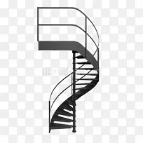 线型产品设计角钢楼梯