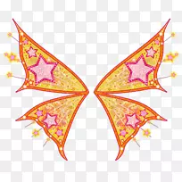 毛茸茸的蝴蝶夹艺术插图蝴蝶对称.蝴蝶