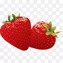草莓派夹艺术开放部分短蛋糕-草莓