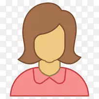 电脑图标剪贴画用户下载图标设计女性符号
