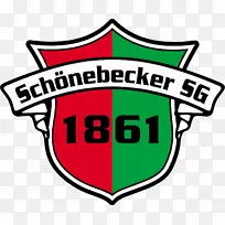 Sch nebecker SV 1861体育协会联合会1861 Sch nebeck-Stadion Magdeburger stra e徽标-SSG徽标