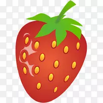 草莓夹艺术水果食品开放部分-草莓