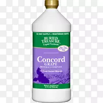 康科德葡萄埋藏宝70加植物衍生矿物质液体膳食补充剂-埋藏珍品