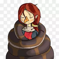 蛇动画电影“蛇卷”是一种艺术动画的蛇。