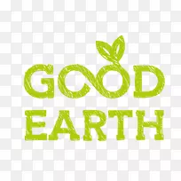 标志字体品牌绿色产品-绿色地球