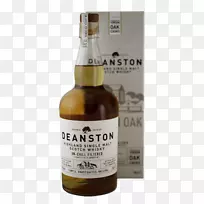 威士忌Deanston纯橡木单麦芽威士忌利口酒麦芽