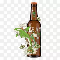 啤酒瓶汽工厂酿造杀伤力黄瓜啤酒