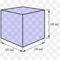 立升立方体体积计量体系-立方体