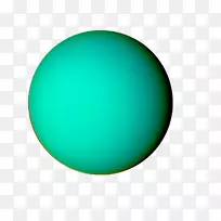 绿色产品设计球体-天王星剪贴画