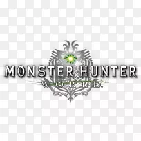 怪物猎人：世界标志品牌字体png图片-弓怪物猎人世界