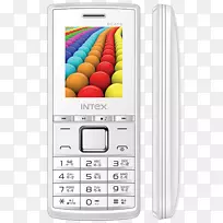 智能手机Intex智能世界双sim Intex aqua A4智能手机