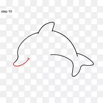 剪贴画设计产品点-海豚画