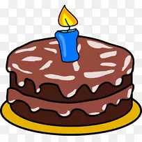 剪贴画生日蛋糕蜡烛蛋糕