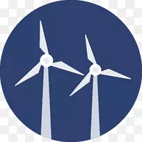 风电场风电风车可再生能源风力发电机