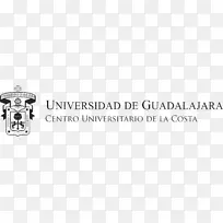 瓜达拉哈拉大学字体产品设计银徽标