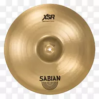 萨比安XSR快撞车高帽快响Cymbal快和狂暴