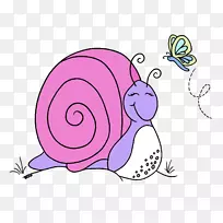 蜗牛夹艺术脊椎动物插图/m/02csf-蜗牛