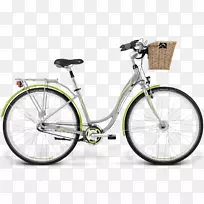 城市自行车Krossa自行车架山地车-自行车