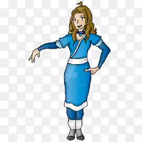 服装剪贴画，手指制服-女性