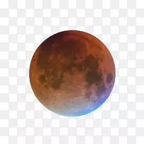 大气月亮行星m天-血月