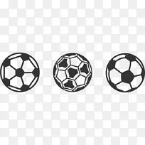足球剪贴画图形球类游戏-足球