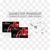 Powerup奖励信用卡GameStop银行-信用卡