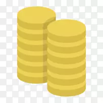 计算机图标硬币钱png图片业务.硬币