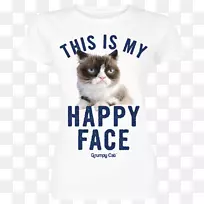 小猫t恤，脾气暴躁的猫，动物杯，272844-小猫