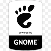 GNOME shell徽标linux版权-gnome