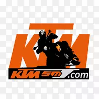 Ktm标志摩托车t恤品牌-摩托车