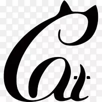 猫图形剪贴画标志图像-猫