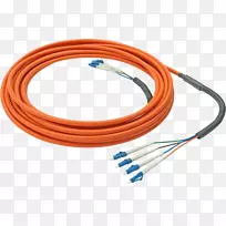 光缆电缆补丁电缆双绞线光纤图标