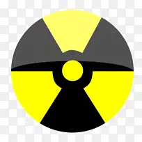 放射性衰变辐射剪辑艺术放射性废物标志.符号