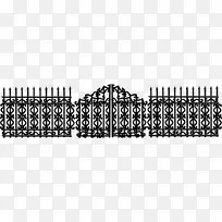 门图形png图片剪辑艺术围栏门