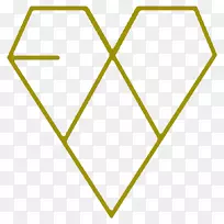 xoxo exo标志k-POP图像-黑白exo标识