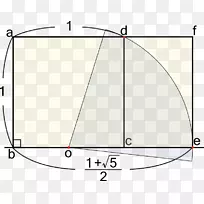 黄金分割矩形边