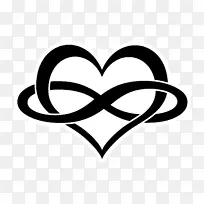 多义无限符号爱情纹身符号