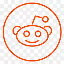 Reddit徽标社交媒体形象设计-社交媒体