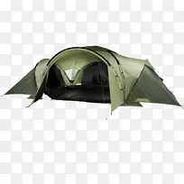 奎丘亚空气秒家庭6.3 XL新鲜和黑色帐篷露营徒步旅行-十项全能家庭帐篷