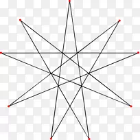 五角星三角形-三角形