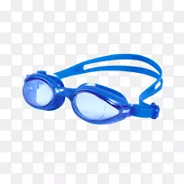 竞技场短跑护目镜游泳蓝色护目镜