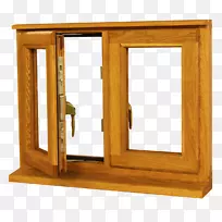 窗橡木门木桌-窗