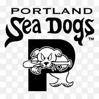波特兰海狗夹艺术标志图形绘制-匹兹堡海盗标志