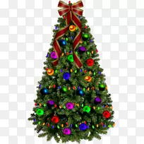 圣诞祝福圣诞树圣诞老人圣诞礼物-圣诞树