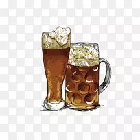啤酒斯坦因啤酒杯喝食物-啤酒
