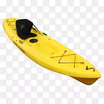 海洋皮划艇扰流器11坐上独木舟娱乐独木舟-划桨