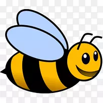 大黄蜂着色页，着色书，蜜蜂-蜜蜂