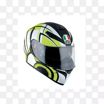摩托车头盔AGV整体式头盔