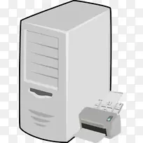 计算机服务器传真服务器剪贴画数据库服务器下载打印机