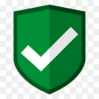 计算机安全警报和系统报警设备计算机图标.McAfee安全